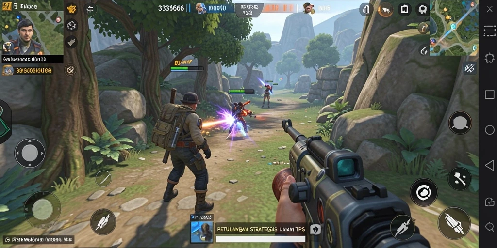 Tampilan menarik dari gameplay TPS 333666 yang penuh aksi.
