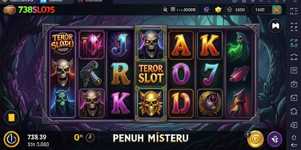 Gameplay 738SLOTS yang menakutkan dan penuh ketegangan.