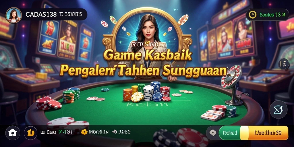 Tampilan menarik dari gameplay Kasino yang mendebarkan.