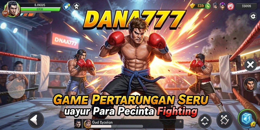 Tampilan mendebarkan dari gameplay pertarungan di DANA777.