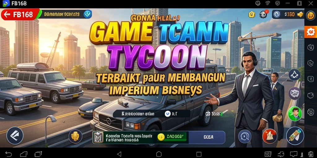 Screenshot utama FB168 menampilkan pengalaman gameplay Tycoon yang menarik.