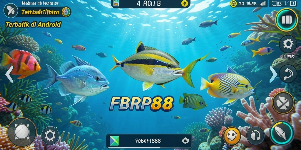 Tampilan gameplay <strong>FBRP88</strong> yang menarik dan seru saat menembak ikan.