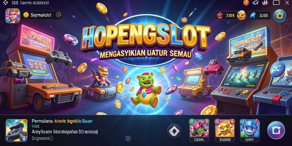 Gambaran gameplay HOPENGSLOT yang seru dan penuh warna.