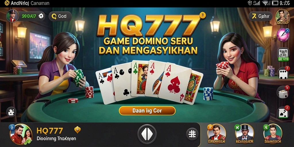 Gameplay seru dan menarik dari HQ777 di Domino.