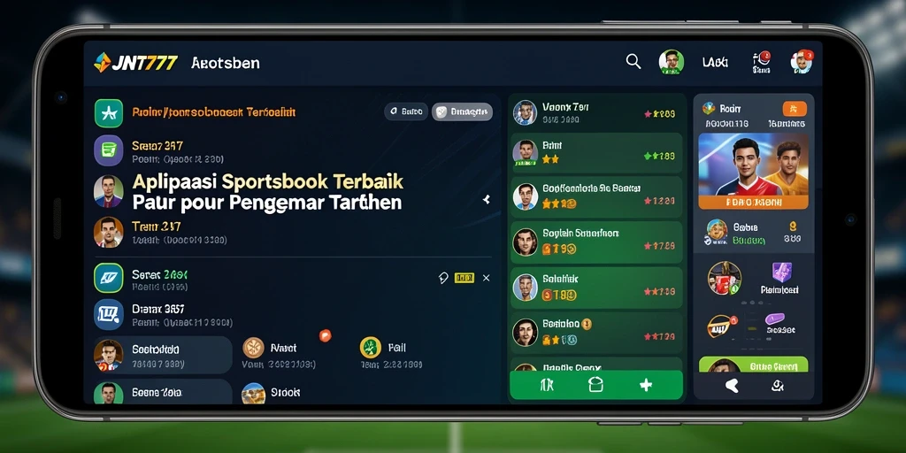 Tangkapan layar permainan Sportsbook JNT777 dengan tampilan antarmuka yang menarik.