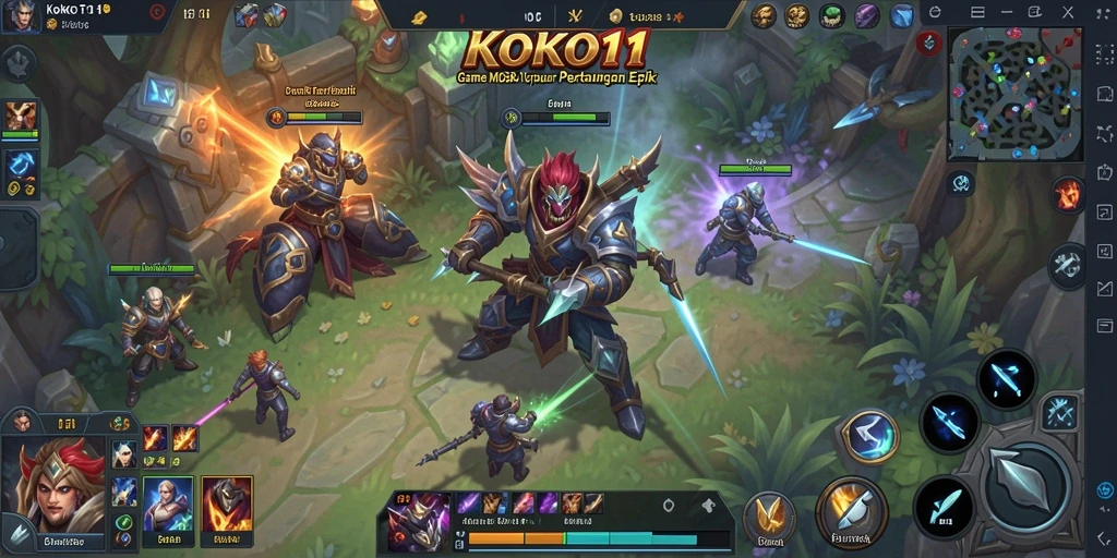 Tangkapan layar gameplay KOKO11 yang mendebarkan dan penuh aksi.