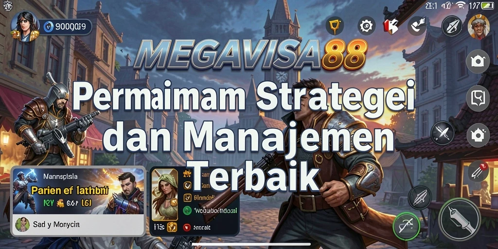Screenshot gameplay MEGAVISA88 yang menampilkan aksi pertempuran dan strategi.