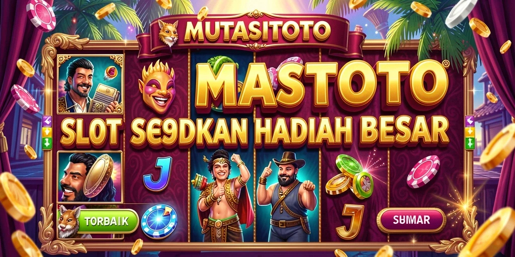 Screenshot gameplay MUTASITOTO yang menunjukkan gulungan Slot.
