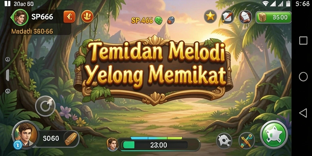 Tampilan gameplay SP666 yang seru dan penuh warna tersaji dalam screenshot ini.