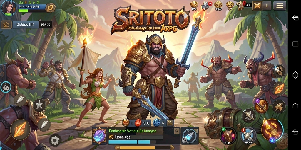 Gameplay seru dalam dunia fantasi ARPG SRITOTO.
