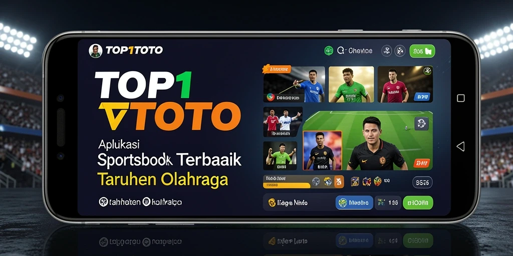 Tampilan menarik dari aplikasi sportsbook TOP1TOTO dengan berbagai pilihan taruhan.