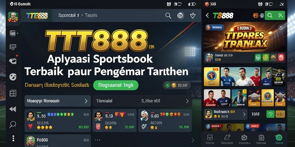 Tampilan gameplay <strong>TTT888</strong> dengan beragam pilihan taruhan olahraga.