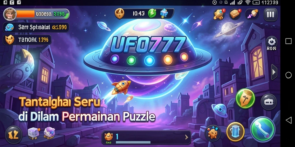 Tampilan screenshot <strong>UFO777</strong> menampilkan gameplay puzzle yang menarik.